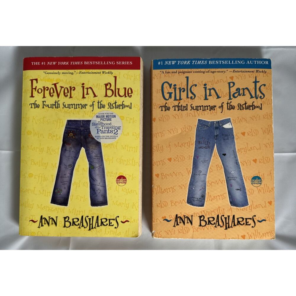Sisterhood Of The Traveling Pants Books 1 And 2 Paperback Forever In Blue